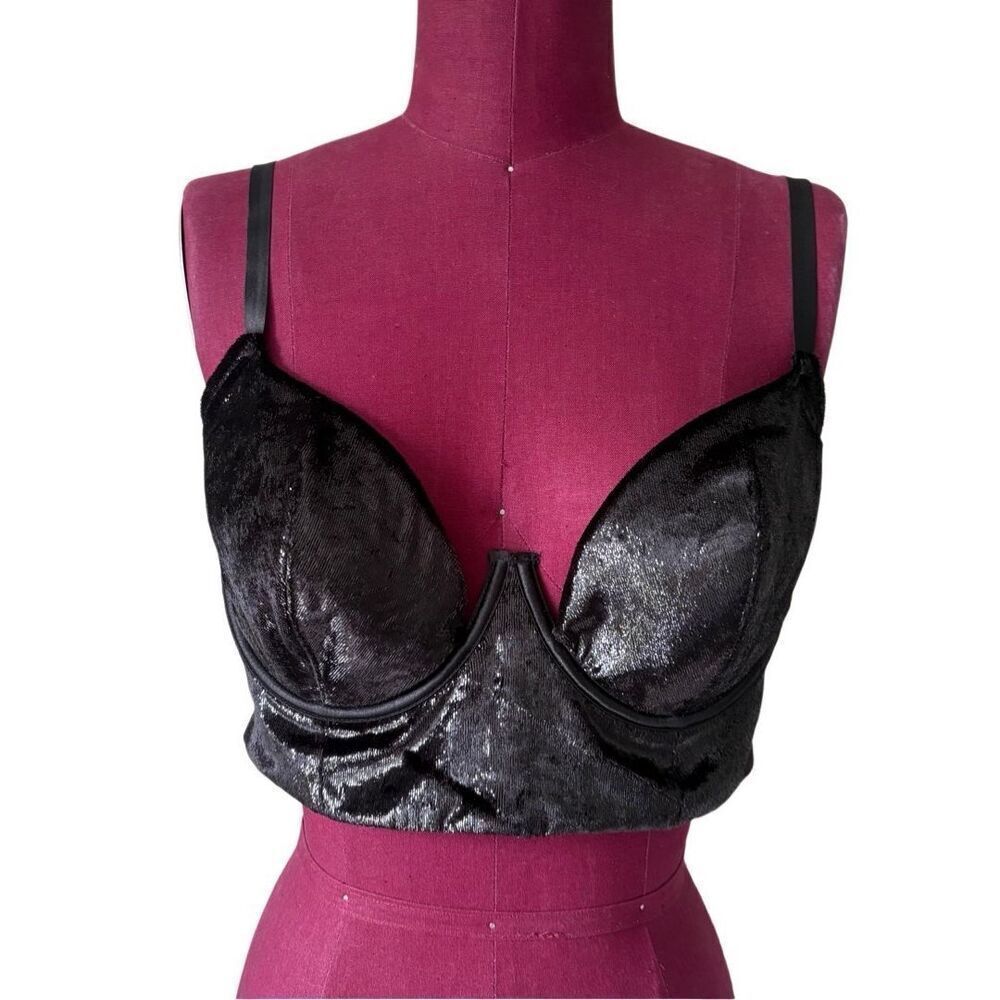 Victoria’s Secret Very‎ Sexy Balconet Bra Size 38C Black